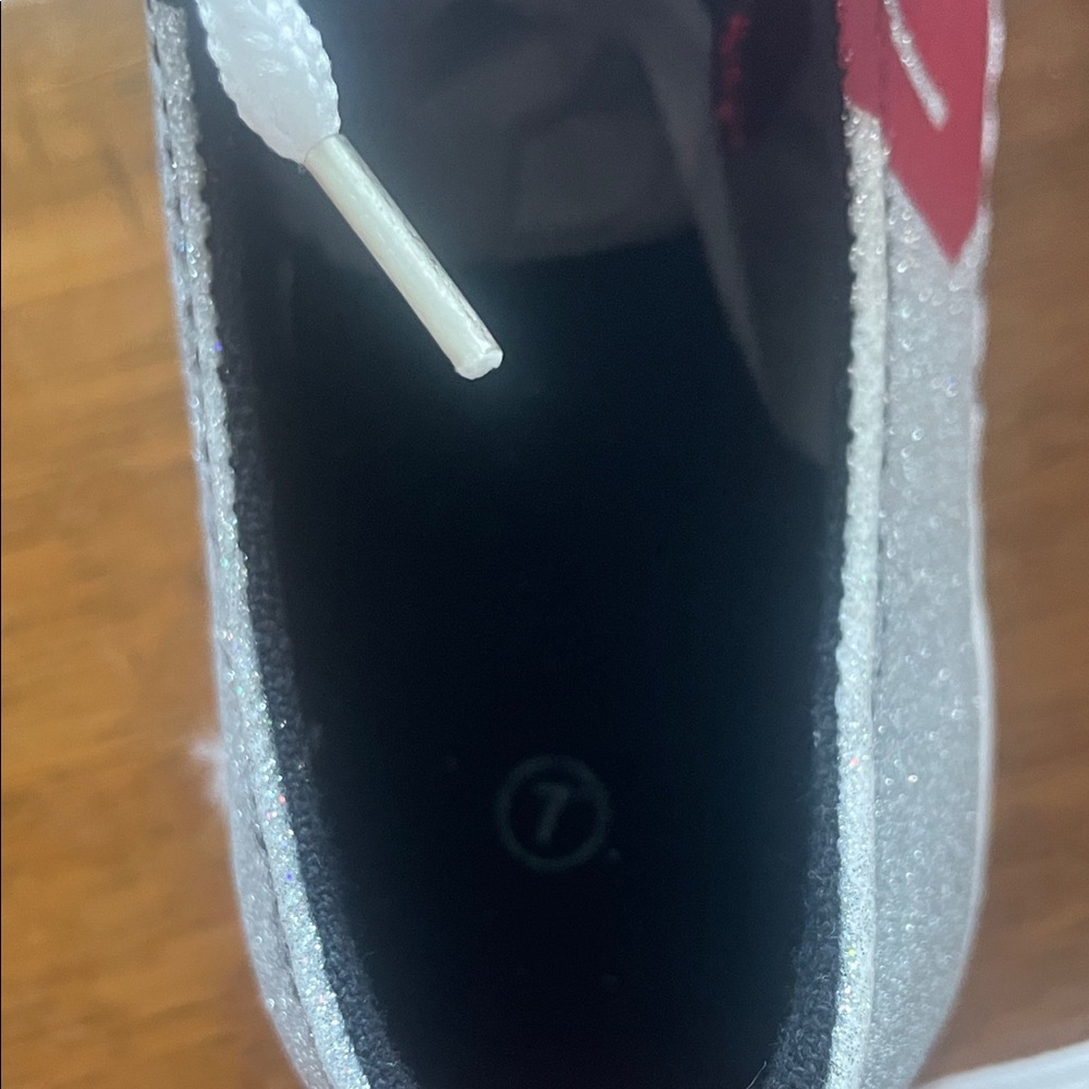 Ladies OU FOCO  Sneakers glitter sz 7 - Picture 6 of 6